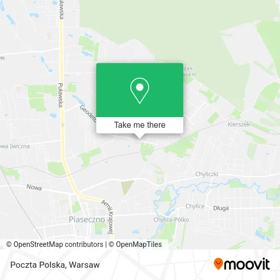 Poczta Polska map