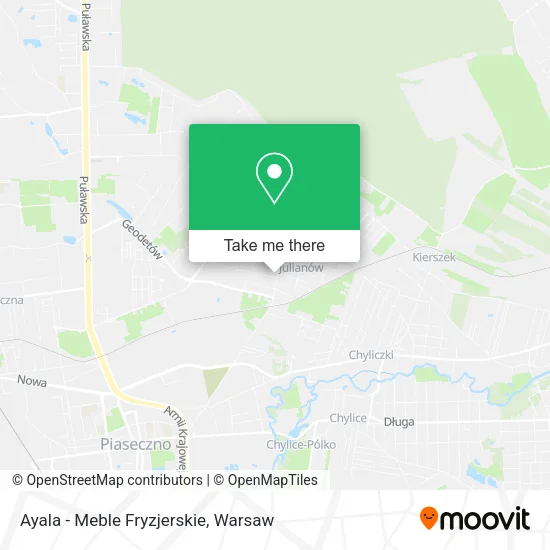 Карта Ayala - Meble Fryzjerskie