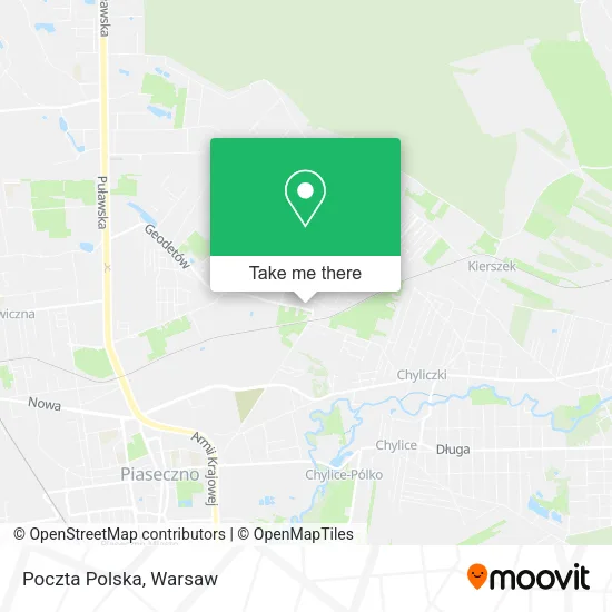 Poczta Polska map