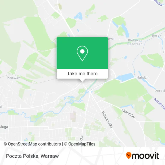 Poczta Polska map