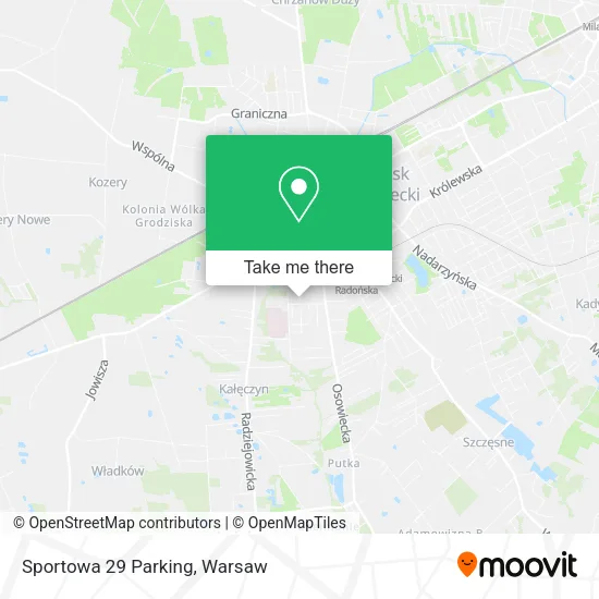 Sportowa 29 Parking map
