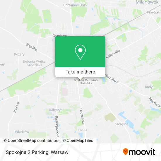 Карта Spokojna 2 Parking
