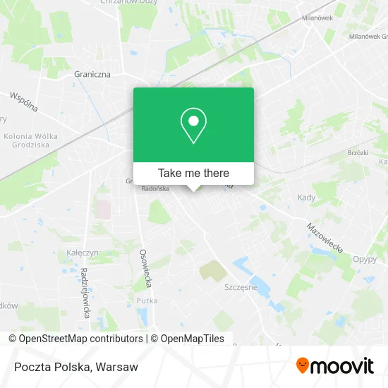 Poczta Polska map