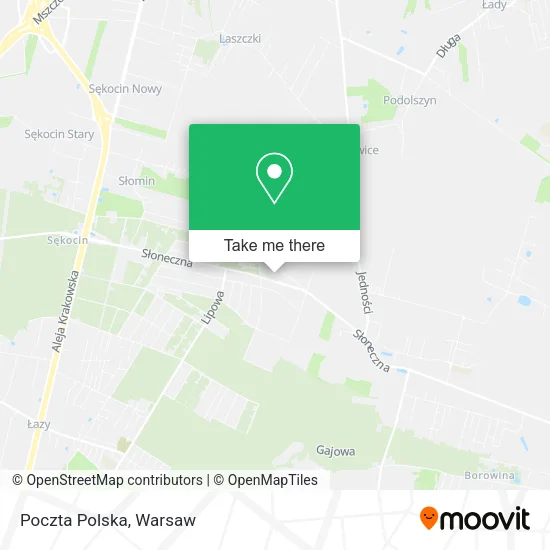 Poczta Polska map