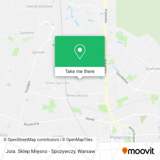 Jola. Sklep Mięsno - Spożywczy map