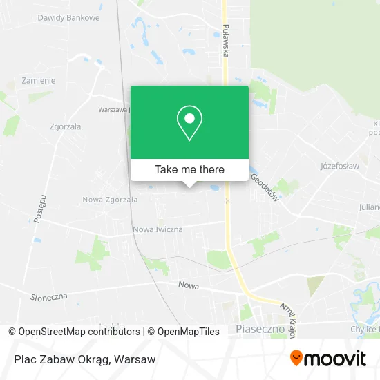 Plac Zabaw Okrąg map