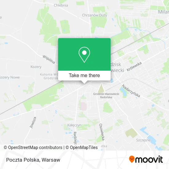 Poczta Polska map