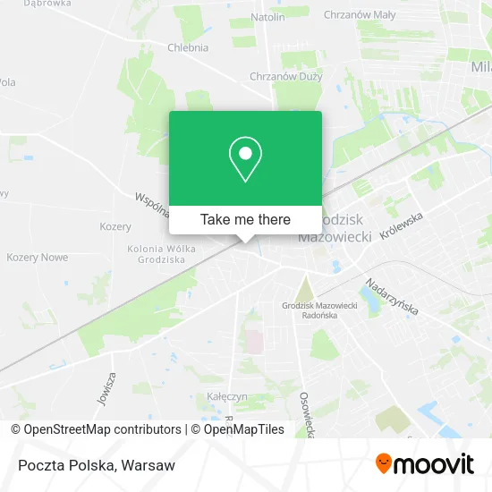 Карта Poczta Polska