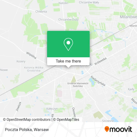 Poczta Polska map