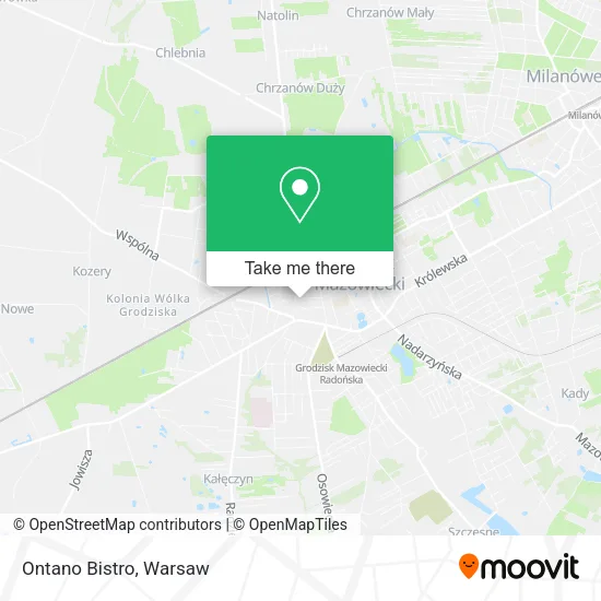 Ontano Bistro map