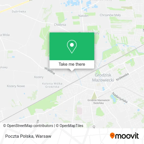 Карта Poczta Polska