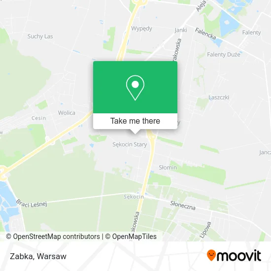 Zabka map