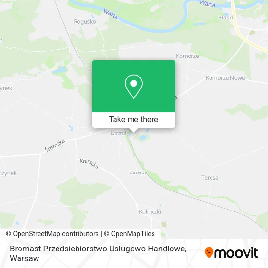Карта Bromast Przedsiebiorstwo Uslugowo Handlowe