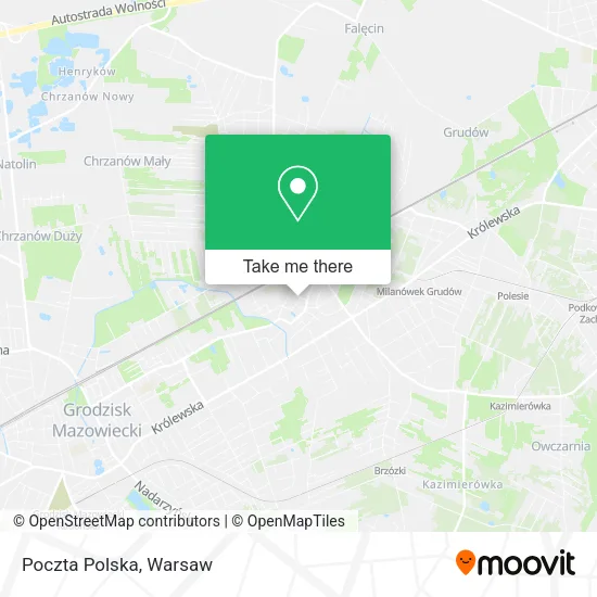Карта Poczta Polska