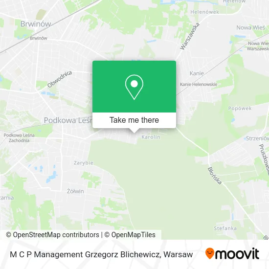 M C P Management Grzegorz Blichewicz map