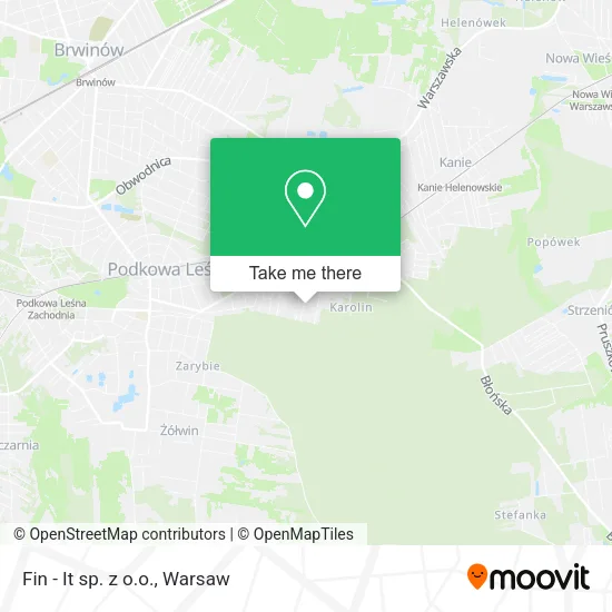 Fin - It sp. z o.o. map