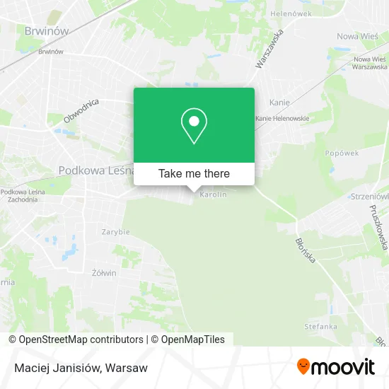 Maciej Janisiów map