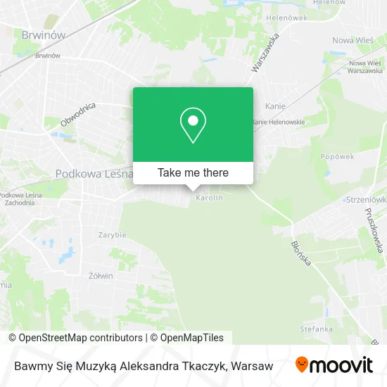Bawmy Się Muzyką Aleksandra Tkaczyk map