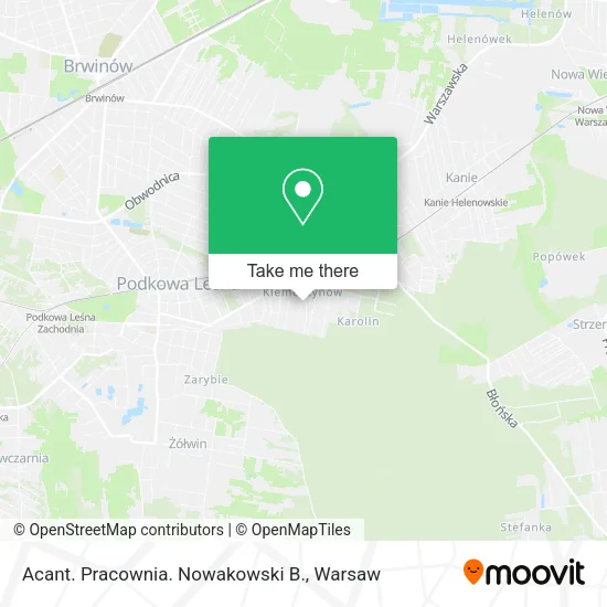 Acant. Pracownia. Nowakowski B. map