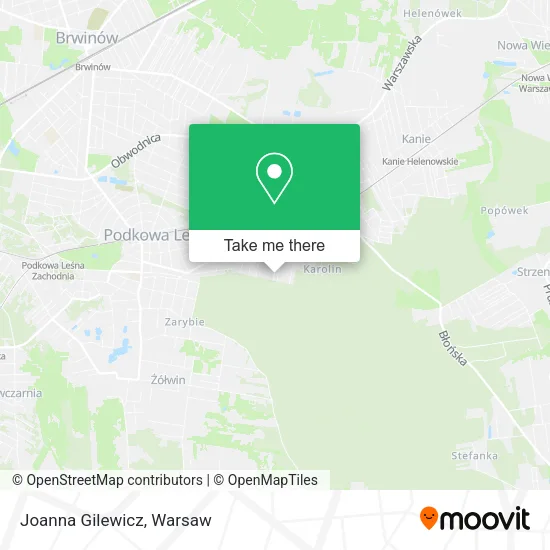 Joanna Gilewicz map