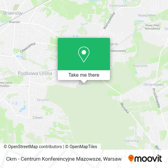 Ckm - Centrum Konferencyjne Mazowsze map