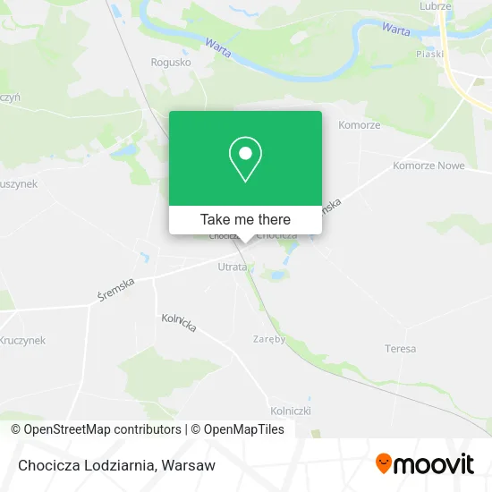 Карта Chocicza Lodziarnia