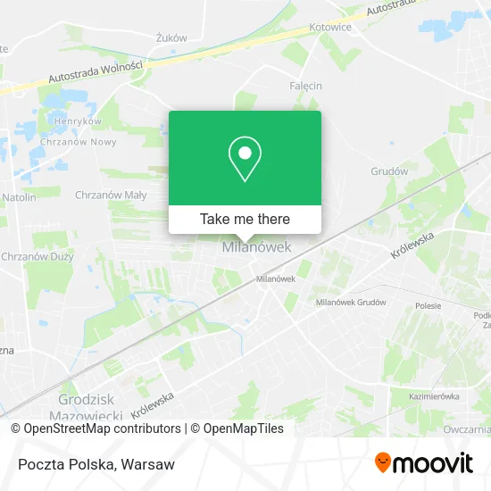 Poczta Polska map