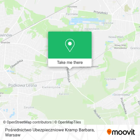 Pośrednictwo Ubezpieczniowe Kramp Barbara map