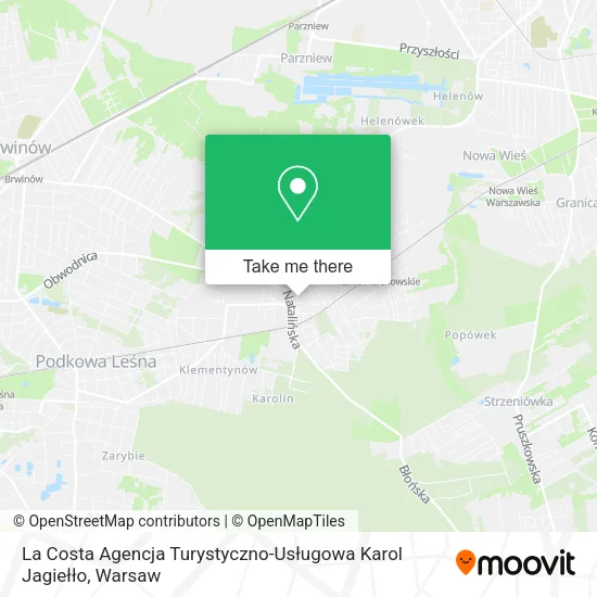 La Costa Agencja Turystyczno-Usługowa Karol Jagiełło map