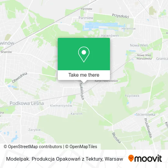 Modelpak. Produkcja Opakowań z Tektury map