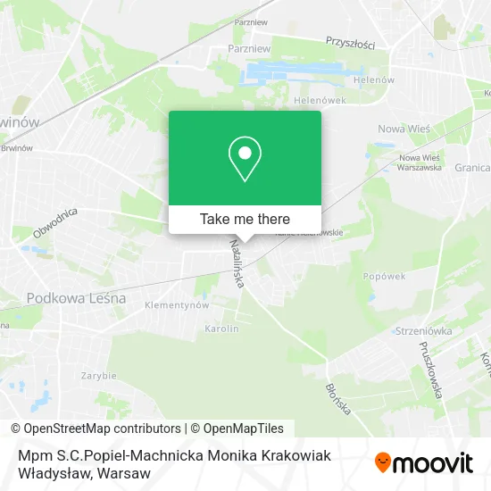 Mpm S.C.Popiel-Machnicka Monika Krakowiak Władysław map