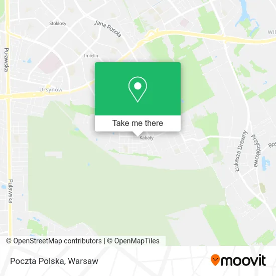 Карта Poczta Polska