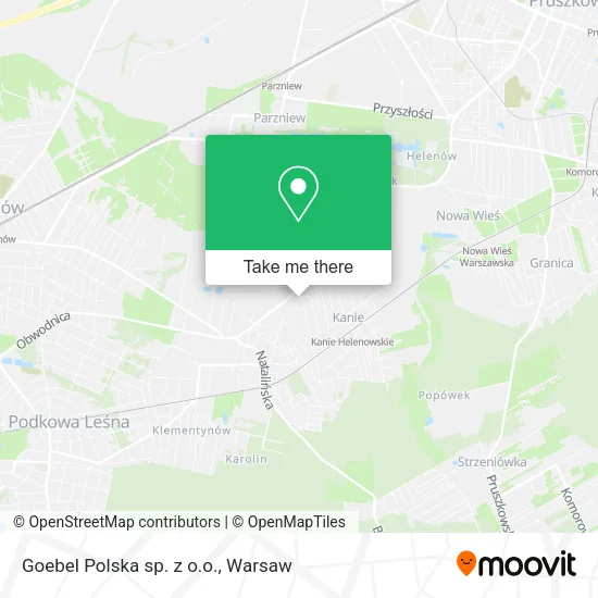 Карта Goebel Polska sp. z o.o.