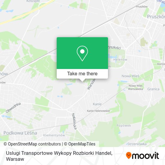 Uslugi Transportowe Wykopy Rozbiorki Handel map