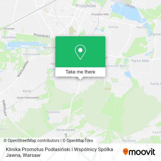 Klinika Promotus Podlasiński i Wspólnicy Spółka Jawna map