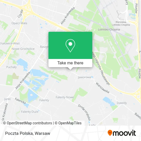 Poczta Polska map