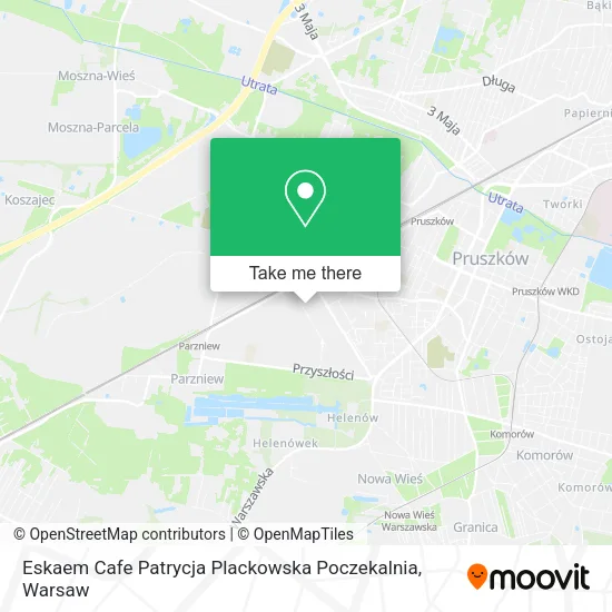 Карта Eskaem Cafe Patrycja Plackowska Poczekalnia