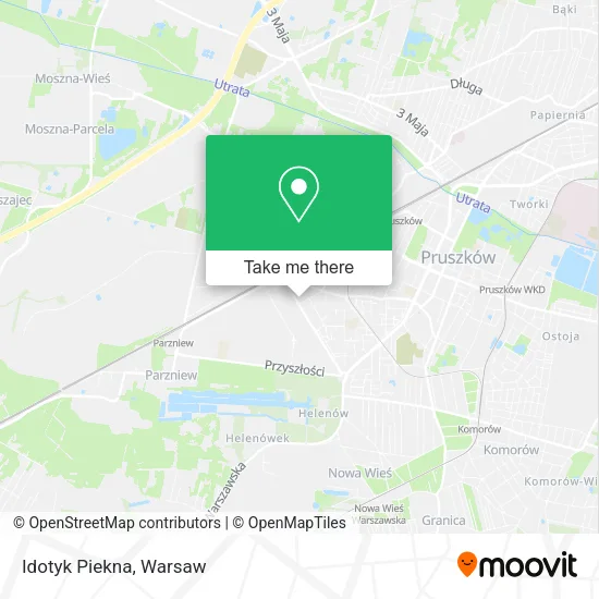 Idotyk Piekna map