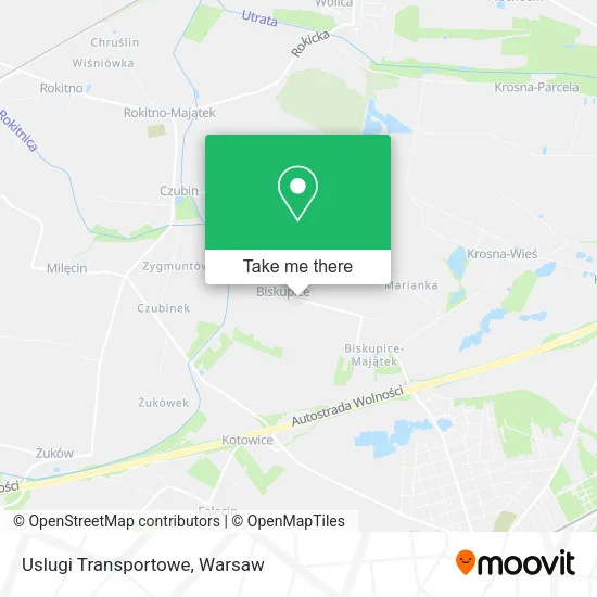 Карта Uslugi Transportowe