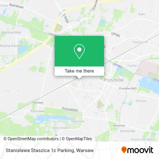 Карта Stanisława Staszica 1c Parking