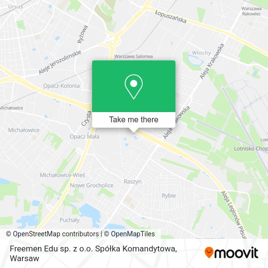 Freemen Edu sp. z o.o. Spółka Komandytowa map