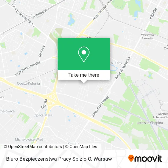 Карта Biuro Bezpieczenstwa Pracy Sp z o O