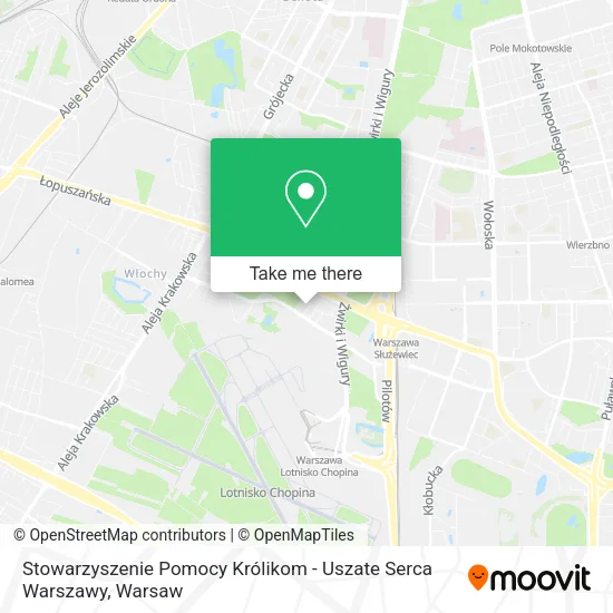 Stowarzyszenie Pomocy Królikom - Uszate Serca Warszawy map