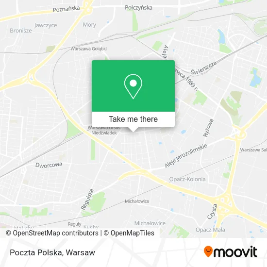 Poczta Polska map