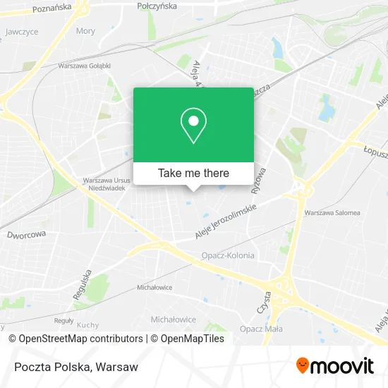 Poczta Polska map