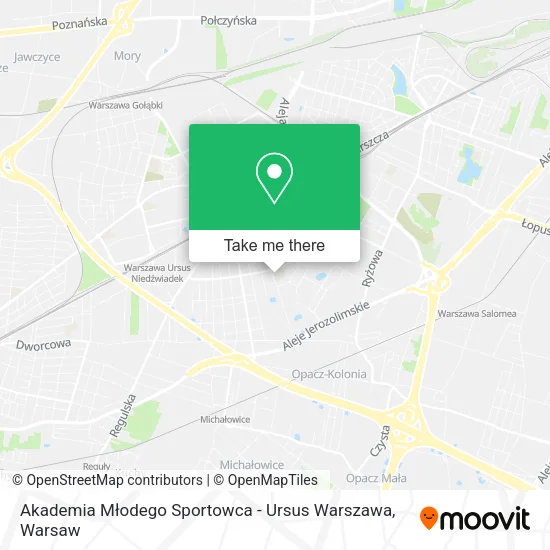 Карта Akademia Młodego Sportowca - Ursus Warszawa