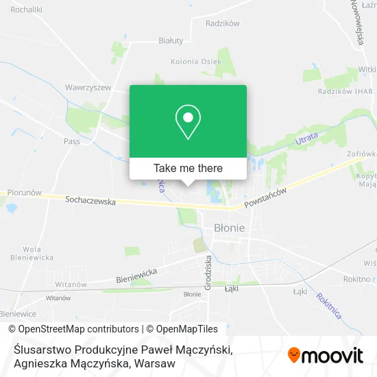 Карта Ślusarstwo Produkcyjne Paweł Mączyński, Agnieszka Mączyńska