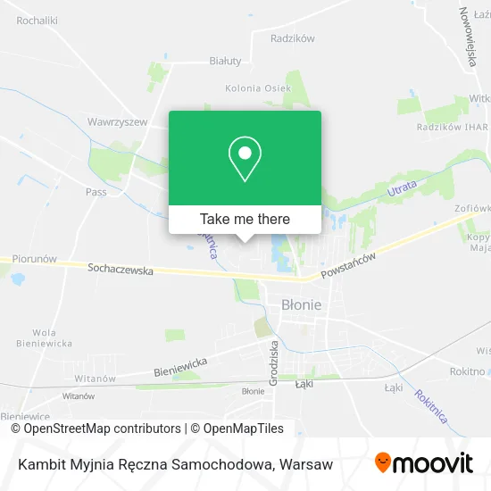 Kambit Myjnia Ręczna Samochodowa map