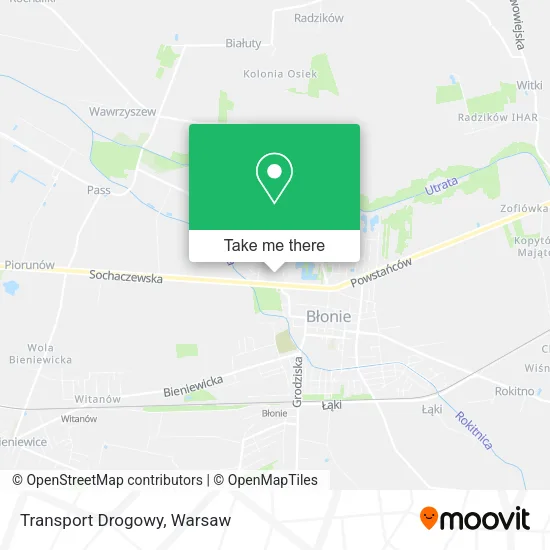 Transport Drogowy map