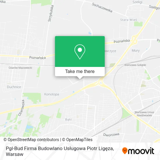 Карта Pgl-Bud Firma Budowlano Usługowa Piotr Ligęza